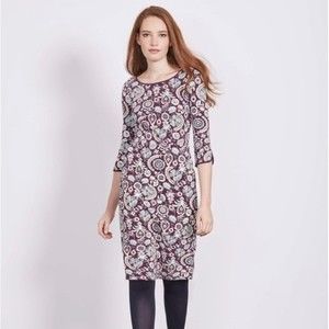 Boden Black Forest Arabesque Jessie Jersey Dress